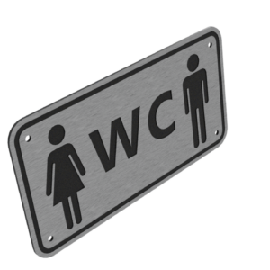 WC tabliczka