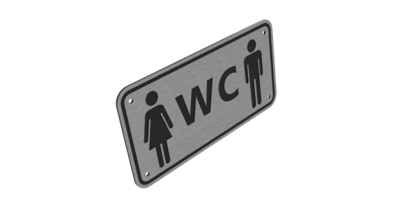 WC tabliczka